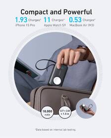 Powerbank Anker MagGo 35W, Apple Watch, 10000 mAh čierny

 obrázok produktu 3 z 5