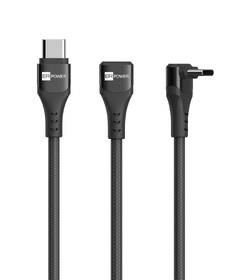 Kábel ERPOWER Simple Cobra USB-C/USB-C, 1,5m čierny

 obrázok produktu 1 z 2