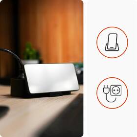 Kábel predlžovací Huslog 15W 3xzásuvka, 2xUSB-C, 2xUSB, 1x držiak na telefón čierny

 obrázok produktu 4 z 9