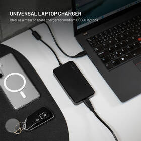 Sieťový adaptér FIXED GaN USB-C, PD 3.0, 100 W čierny

 obrázok produktu 1 z 4