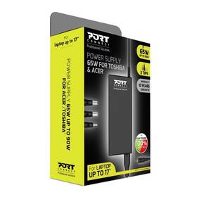 Sieťový adaptér PORT CONNECT Acer/Toshiba 65W (max.90W), 3x Acer/Toshiba plug čierny

 obrázok produktu 4 z 4