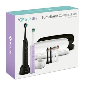 Súprava zubných kefiek TrueLife SonicBrush Compact Duo Black / Lavender čierna/fialová

 obrázok produktu 8 z 11