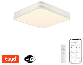 LED stropné svietidlo IMMAX NEO LITE PERFECTO SMART, štvorec, 30cm, 24W, TUYA Wi-Fi biele

 obrázok produktu 2 z 7