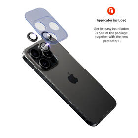 Tvrdené sklo FIXED Sapphire Camera Glass na Apple iPhone 15 Pro/15 Pro Max čierne

 obrázok produktu 4 z 6