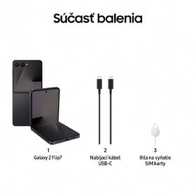 Mobilný telefón Samsung Galaxy Z Flip7 5G 12 GB / 512 GB čierny

 obrázok produktu 8 z 18