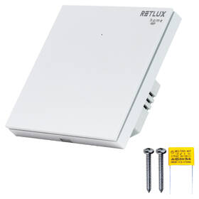 Vypínač RETLUX RSH 301 Smart jednonásobný biely

 obrázok produktu 3 z 7