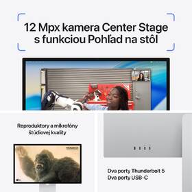 Monitor Apple Studio Display - štandardné sklo - adaptér držiaka VESA 

 obrázok produktu 4 z 9