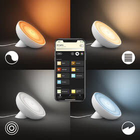 Stolná lampa Philips Bloom, White and Color Ambiance biela

 obrázok produktu 5 z 7