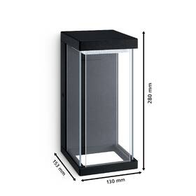 Nástenné svietidlo Philips Kyrie čierne

 obrázok produktu 1 z 4