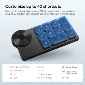 Ovládač XPPen Wireless Shortcut Remote 

 obrázok produktu 5 z 7