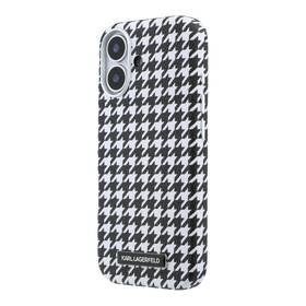 Kryt na mobil Karl Lagerfeld PU Houndstooth Resin Plate MagSafe na Apple iPhone 17 čierny

 obrázok produktu 2 z 6
