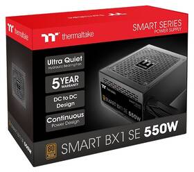 Zdroj Thermaltake Smart BX1 SE 550W, 80+ Bronze čierny

 obrázok produktu 5 z 5