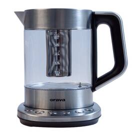 Rýchlovarná kanvica Orava VK-4000, 1,5 l nerez/sklo

 obrázok produktu 2 z 11