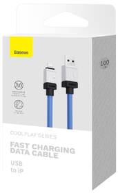 Kábel Baseus USB-L 2,4A 1M BLU 

 obrázok produktu 6 z 7