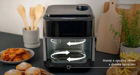 Fritéza teplovzdušná Remoska R301002 Vento SteamChef 6,3 l sivá

 obrázok produktu 13 z 15
