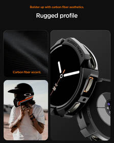 Ochranné puzdro Spigen Rugged Armor na Samsung Galaxy Watch 8 (44mm) čierny

 obrázok produktu 14 z 16