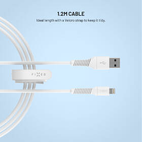 Kábel FIXED USB-A/Lightning, 1,2m biely

 obrázok produktu 4 z 5