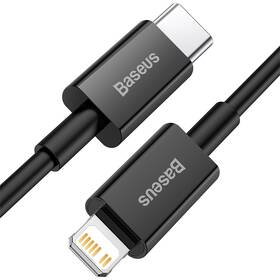 Kábel Baseus Superior Series USB-C/Lightning 20W 1m čierny

 obrázok produktu 1 z 10