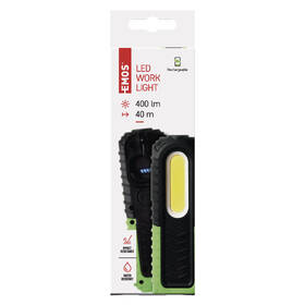 Lampáš EMOS COB LED + LED, 400 lm, 2000 mAh 

 obrázok produktu 12 z 12