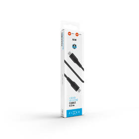 Kábel FIXED Liquid silicone USB-C/USB-C, PD, 60W, 0,3m čierny

 obrázok produktu 5 z 5
