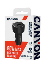 Adaptér do auta Canyon OnDrive 85 PD 83W USB-A+USB-C čierny

 obrázok produktu 9 z 9