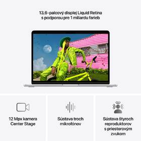 Notebook Apple CTO 13" M5 10× CPU 10× GPU, 24 GB, 2 TB - strieborný SK 

 obrázok produktu 4 z 8