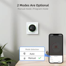 Termostat IMMAX NEO LITE SMART Nexa pre elektrické podlahové kúrenie 16A, Zigbee, TUYA čierny/biely

 obrázok produktu 11 z 13
