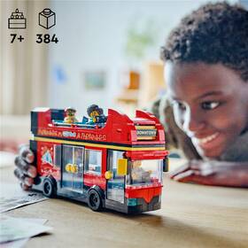 Stavebnica LEGO® City 60407 Červený dvojposchodový vyhliadkový autobus 

 obrázok produktu 4 z 9
