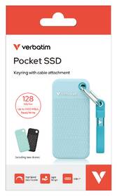 SSD externý Verbatim Pocket SSD 128GB + 2x obal modrý

 obrázok produktu 5 z 11