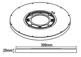 LED stropné svietidlo Top Light Revit 30B CCT biele

 obrázok produktu 3 z 3