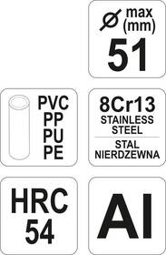 Rezačka YATO YT-2228 51mm PVC 

 obrázok produktu 3 z 3