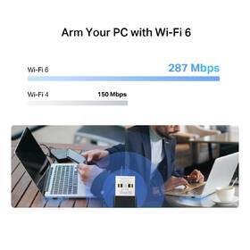 Wi-Fi adaptér Mercusys MA14N AX300 Nano čierny

 obrázok produktu 4 z 8