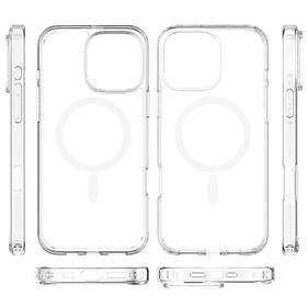 Kryt na mobil Mobile Origin Hybrid MagSafe na Apple iPhone 16 Pro Max priehľadný

 obrázok produktu 2 z 9