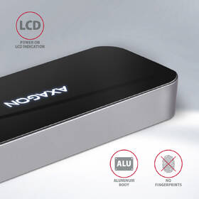 USB Hub Axagon USB 3.2 Gen 1 húb, 3x USB-A, HDMI 4k/60Hz, RJ-45 GLAN, PD 100W, kábel USB-C 20cm sivý

 obrázok produktu 7 z 7