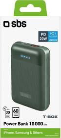 Powerbank SBS USB/USB-C 10 000 mAh 20 W zelená

 obrázok produktu 1 z 1
