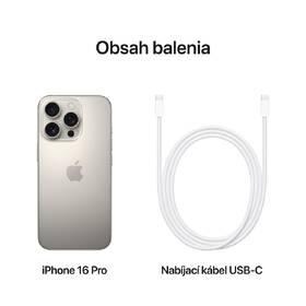Mobilný telefón Apple 128 GB prírodný titán 

 obrázok produktu 8 z 9