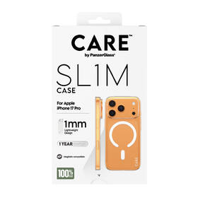 Kryt na mobil PanzerGlass CARE SL1M MagSafe na Apple iPhone 17 Pro priehľadný

 obrázok produktu 4 z 4