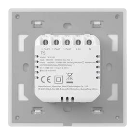 Vypínač Sonoff Smart WiFi Touch TX T5 3C (3-channel) biely

 obrázok produktu 5 z 5