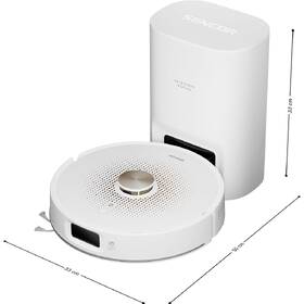 Robotický vysávač Sencor SRV 9485WH Cut&Clean biely

 obrázok produktu 1 z 9