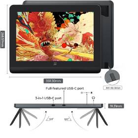 Grafický tablet XPPen Artist Pro 14 (2. generácia) + RC čierny

 obrázok produktu 2 z 8
