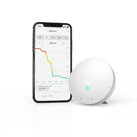 Senzor Airthings Wave mini - senzor kvality ovzdušia, vlhkosti, teploty a vzdušných chemikálií 

 obrázok produktu 2 z 4
