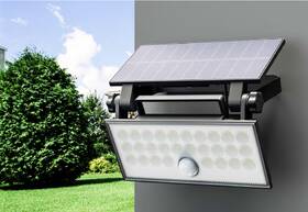Reflektor Top Light Heleon, solárne, PIR, 8W, 4000K, 3 fukčné režimy čierne

 obrázok produktu 4 z 5