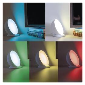 Stolná lampa EMOS GoSmart, 7 W, 330 lm, RGB biela

 obrázok produktu 6 z 7