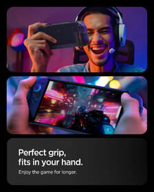 Puzdro Spigen Dual Grip - Nintendo Switch 2 čierne

 obrázok produktu 3 z 8