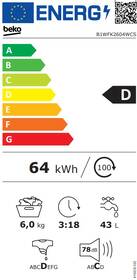 Práčka Beko B1WFK2604WCS biela

 obrázok produktu 1 z 5