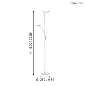 Stojacia lampa Eglo Baya LED chróm

 obrázok produktu 1 z 1