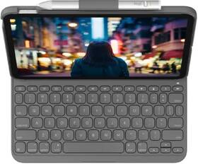 Puzdro s klávesnicou na tablet Logitech Slim folio na Apple iPad 10.9" sivé

 obrázok produktu 4 z 6