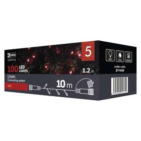 Spojovacia reťaz EMOS 100 LED, 10m, červený 

 obrázok produktu 4 z 4