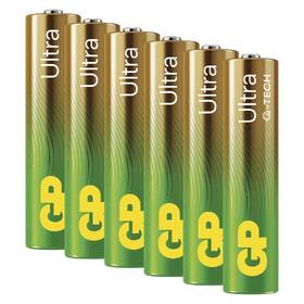 Batéria alkalická GP Ultra AAA (LR03), 6 ks 

 obrázok produktu 2 z 5