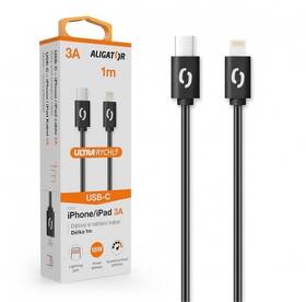 Kábel Aligator Power USB-C/Lightning, 3A, 1m čierny

 obrázok produktu 3 z 3